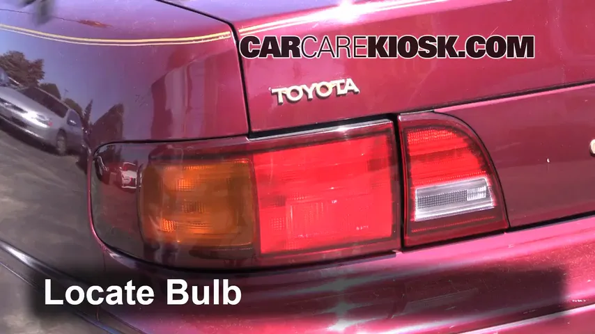 1996 Toyota Camry LE 2.2L 4 Cyl. Sedan (4 Door) Lights Tail Light (replace bulb)